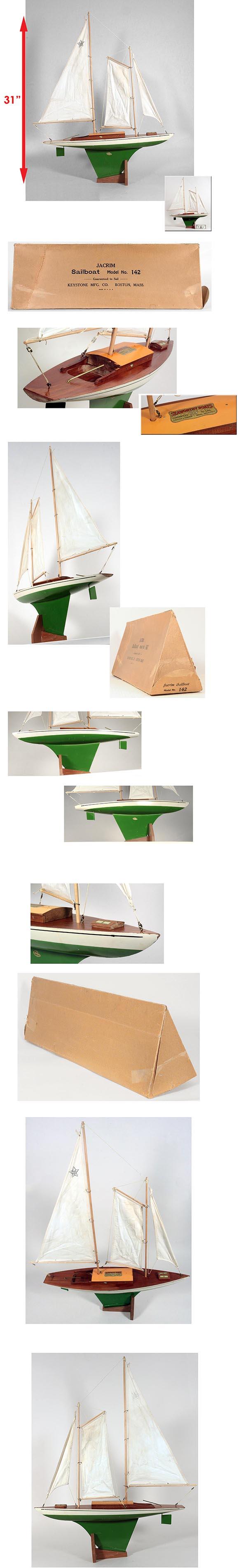 1930 Jacrim Mfg. (Keystone), No.142 Seaworthy Schooner in Original Box